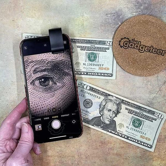 200X Phone Mini Pocket Microscope with LED Light