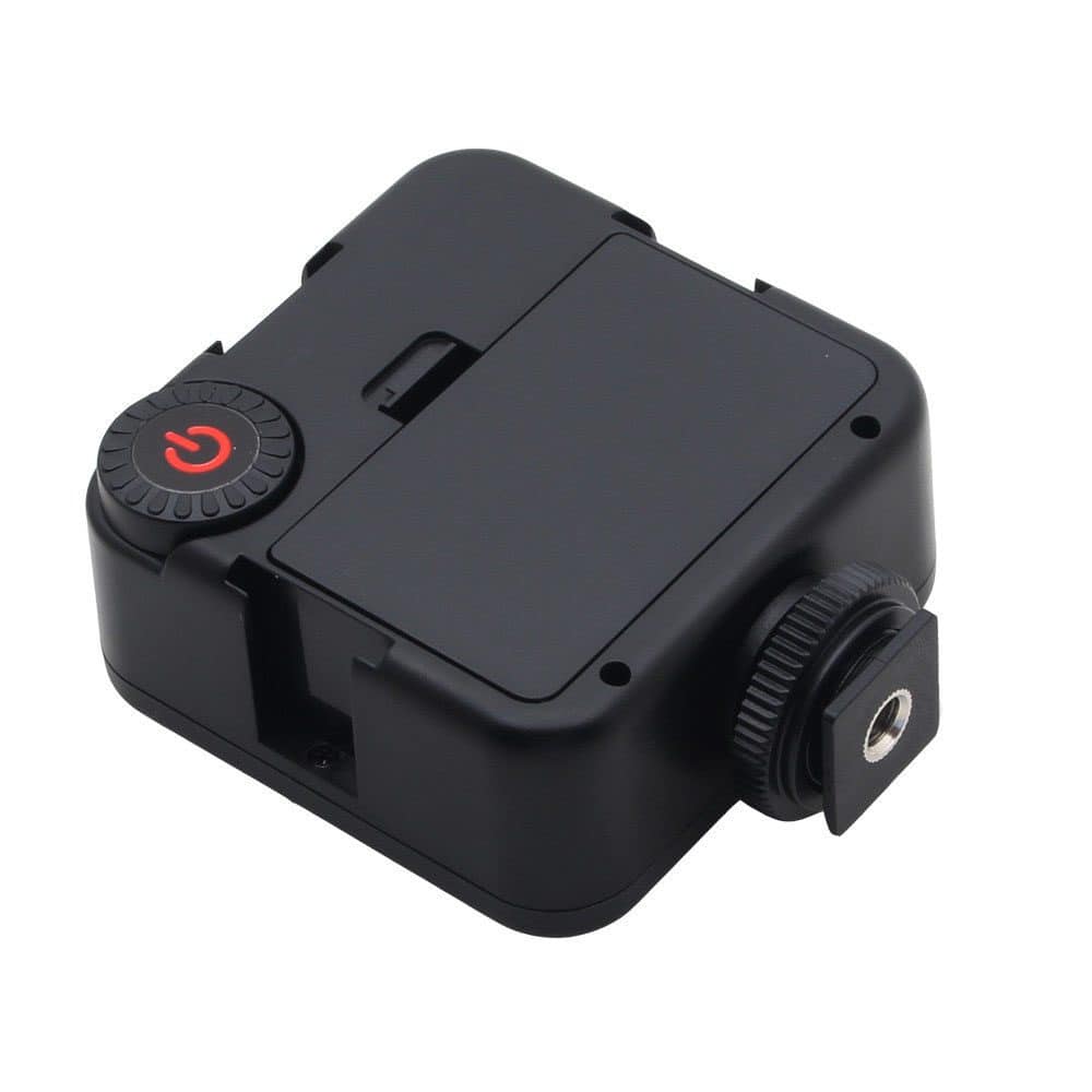 مصباح فيديو W49 LED صغير لمدونات الفيديو وتصوير الهواتف وكاميرات DSLR