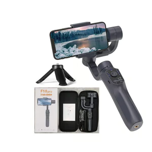 F10 Pro – 3-Axis Smartphone Gimbal Stabilizer with Face Tracking & Tripod