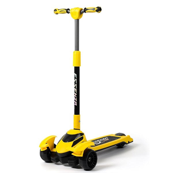 Kids Scooter Cartoon Design with Gravity Steering – 4 Adjustable Height, Light-Up Wheels & Music for Ages 5–12