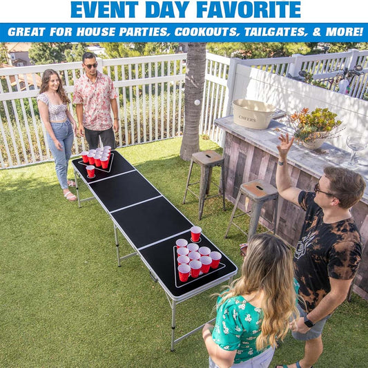 CRIVIT 2.4m Folding Multi-Purpose Party Picnic and Camping Table