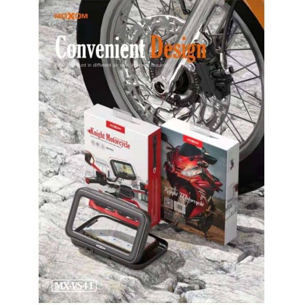 حامل هاتف للدراجة النارية MOXOM MX-VS41 / مقاوم للماء