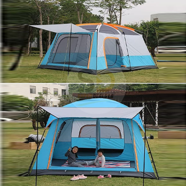 Camping Tents – 4 Models | Waterproof & UV Protected | Fits 2–8 People