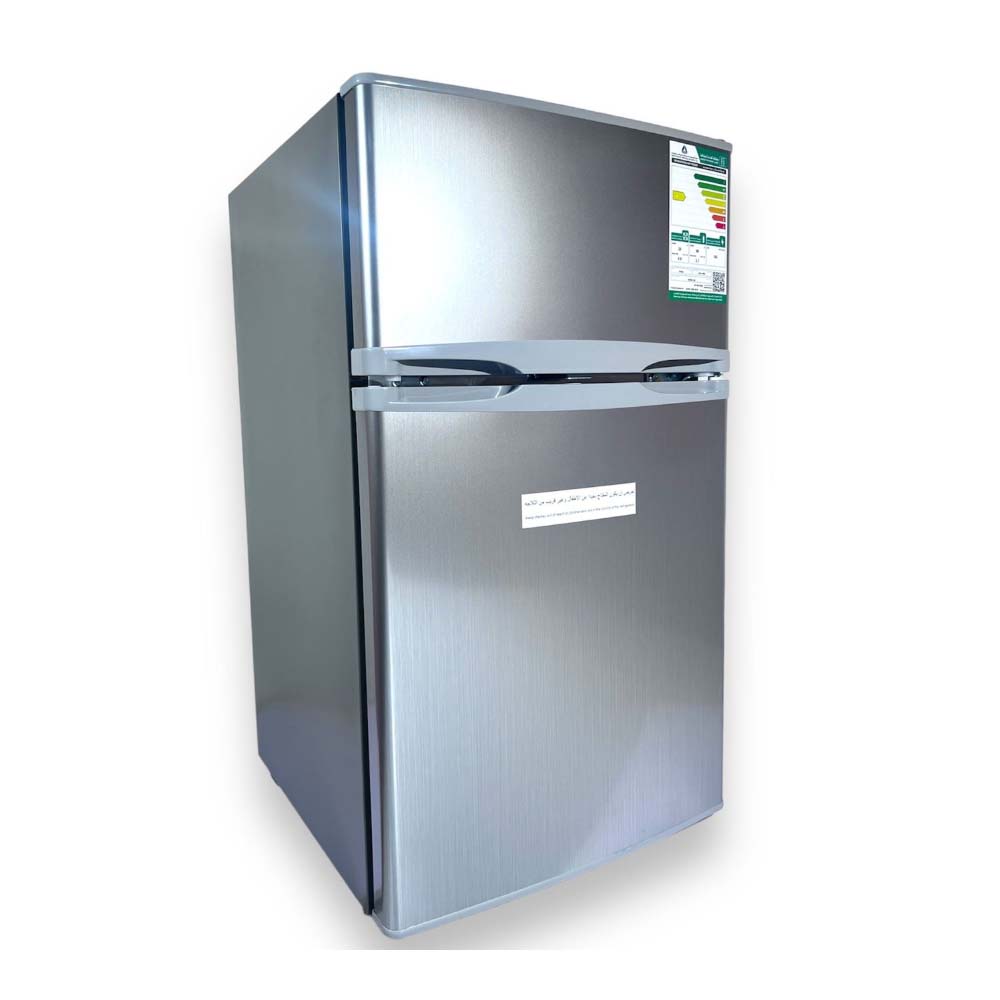 Top Mount Mini Refrigerator 83L Double Door – Silver (DX 920)