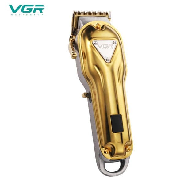 V-134 ماكينة قص الشعر القابلة لإعادة الشحن بشاشة LCD، أداة تشذيب الشعر الكهربائية الاحترافية، ماكينة حلاقة اللحية