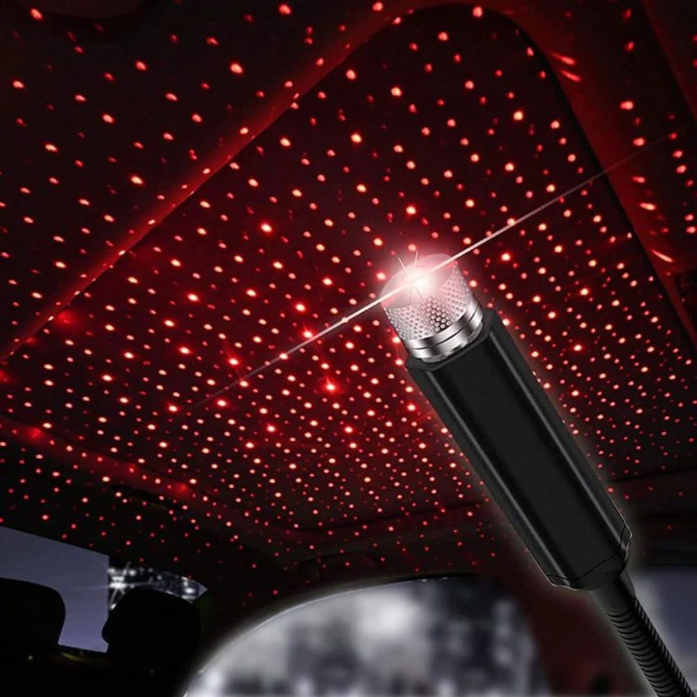مصباح ليزر نجوم لسقف السيارة بمنفذ USB