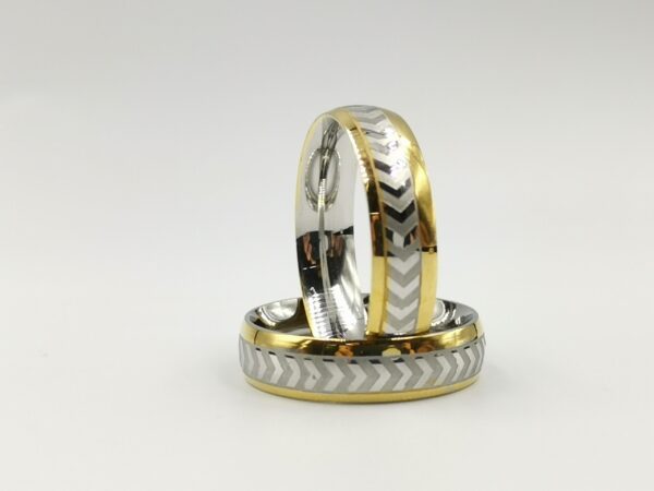 Gold Stainless Steel Rings (size 18/20)