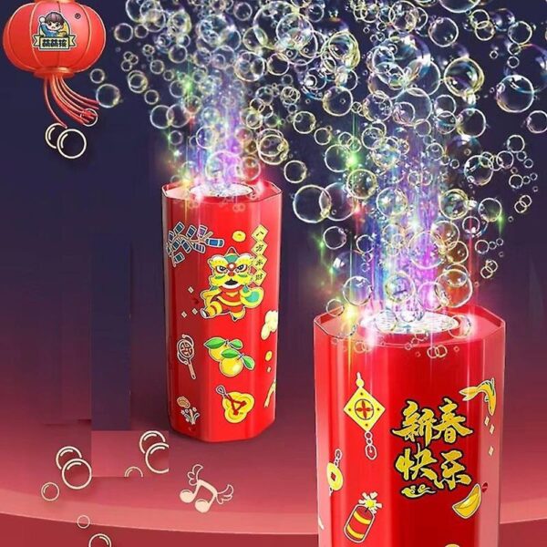 Fire Work Bubble Machine