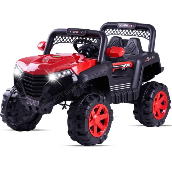 Baby Toy Car Rechargeable Battery Operated Ride-On Car for Kids Baby with 12V Motor, Children Sports Car, Baby Racing Car for Boys & Girls Toys Age 2 to 5 Years (Red)