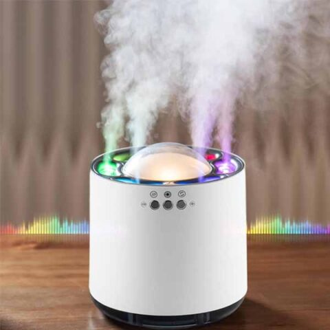 Small Cool Mist Ultrasonic Humidifier – Portable & Whisper-Quiet