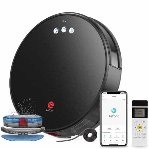 Lefant U180 Robot Vacuum Cleaner – 4000Pa Suction, Self-Charging, Slim & Quiet Design