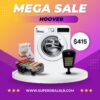 HOOVER H3W‐48TA4 WASHING MACHINE