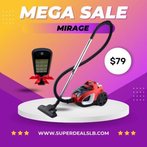 Mirage vacuum cleaner 2000W