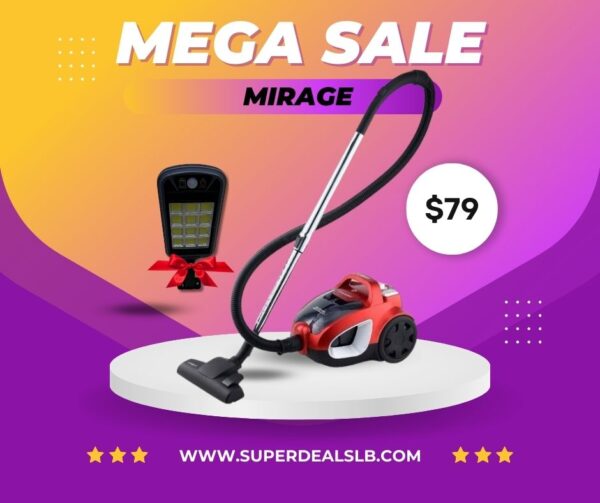 Mirage vacuum cleaner 2000W