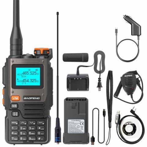 BAOFENG UV-K61 Dual-Band Two-Way Radio – Long Range & Hands-Free Communication