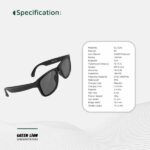 Green Lion Sydney Smart Glasses - Black