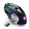 Wireless Bluetooth Rechargeable Cordless Mouse – Silent & Ergonomic for Laptop & PC