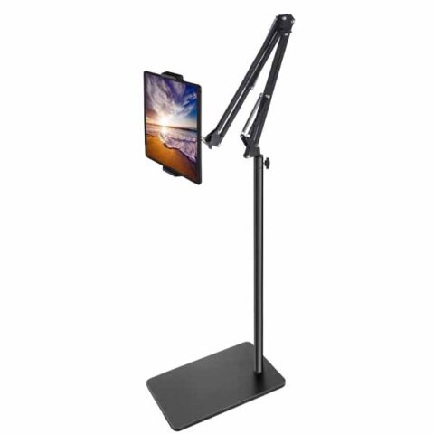 Adjustable Telescopic Phone Floor Stand | Sturdy & Flexible Holder