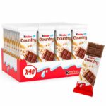 Kinder Country – Chocolate Wafer with Creamy Milk Filling (23.5g) – Box of 40 Pieces