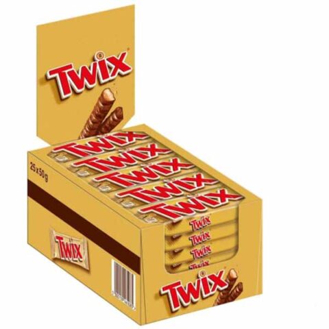 Twix Chocolate – 50g x 24 Pieces